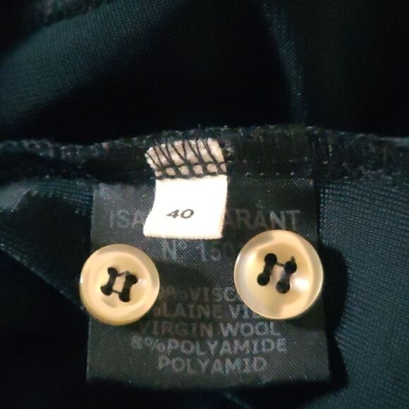 Isabel Marant Black Long Sleeve Mini Dress - Picture 7 of 7